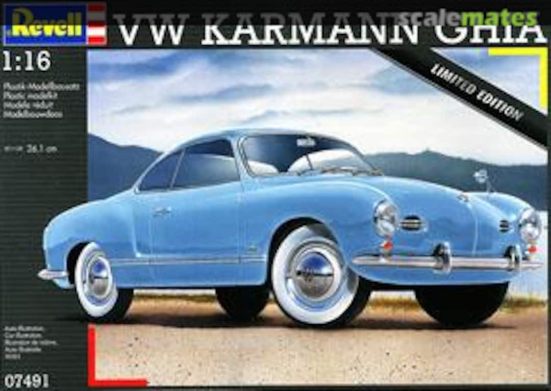 Boxart VW Karmann Ghia 07491 Revell Boxart VW Karmann Ghia 07491 Revell
