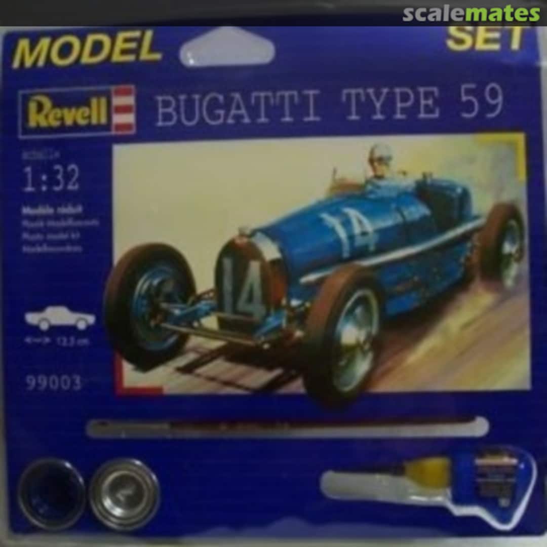 Boxart Bugatti Type 59 99003 / 40302 Revell Boxart Bugatti Type 59 99003 / 40302 Revell