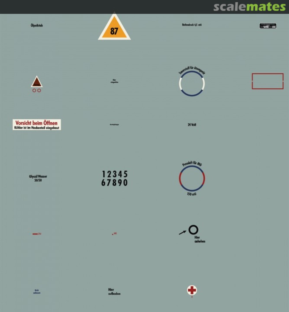 Boxart Bf 109 Stencils Ver 1.0 ST24004V1 HobbyDecal Boxart Bf 109 Stencils Ver 1.0 ST24004V1 HobbyDecal