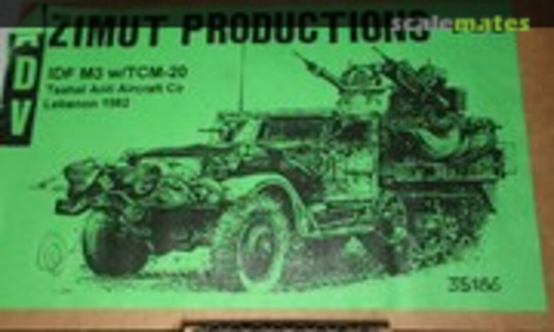 1:35 IDF M3 w/TCM-20 (Tsahal Anti Aircraft Co) (ADV Azimut 35186)