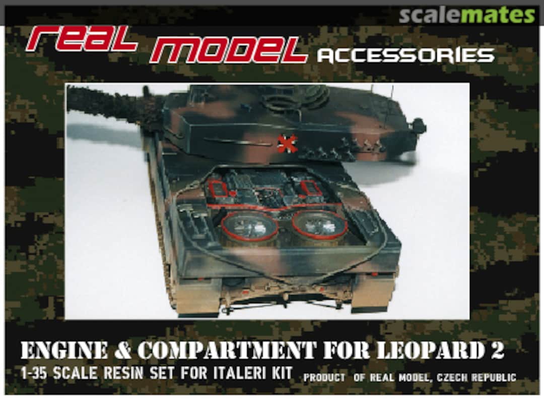 Boxart Leopard 2 Engine Set RMA35017 Real Model Boxart Leopard 2 Engine Set RMA35017 Real Model