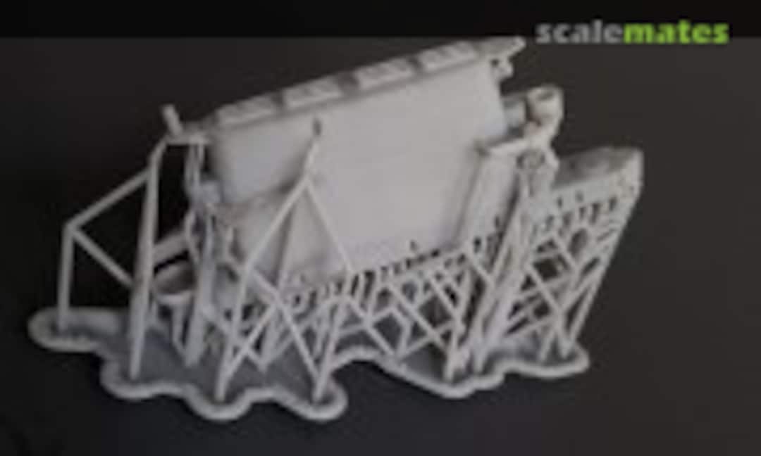 1:700 USS Saratoga CV-3 Funnel, 1942-1943 (Model Monkey 700-CV3 1942 Funnel) 700-CV3 1942 Funnel