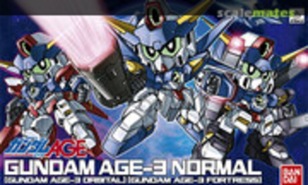 No Gundam Age-3 (Normal, Orbital, Fortress) (Bandai 0176489) 0176489