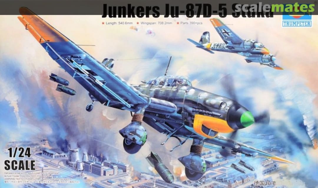 Boxart Junkers Ju-87D-5 Stuka 02424 Trumpeter Boxart Junkers Ju-87D-5 Stuka 02424 Trumpeter