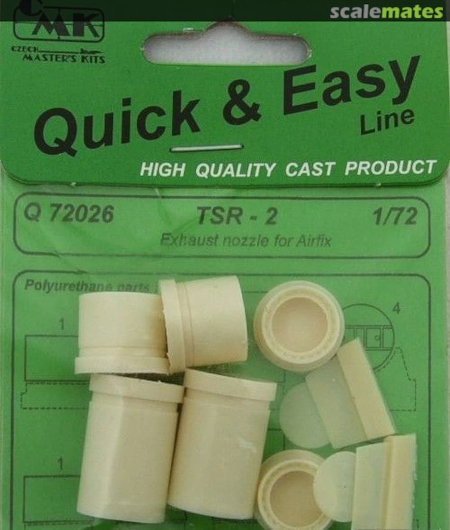 Boxart TSR-2 exhaust nozzle Q72026 CMK Boxart TSR-2 exhaust nozzle Q72026 CMK