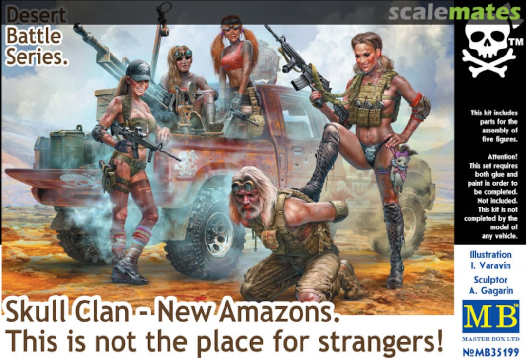 Boxart Skull Clan - New Amazons MB35199 Master Box Boxart Skull Clan - New Amazons MB35199 Master Box