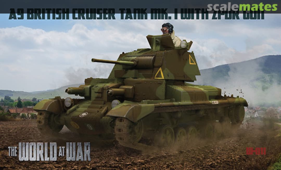 Boxart A9 British Cruiser Tank Mk.I with 2 pdr Gun W-011 IBG Models Boxart A9 British Cruiser Tank Mk.I with 2 pdr Gun W-011 IBG Models
