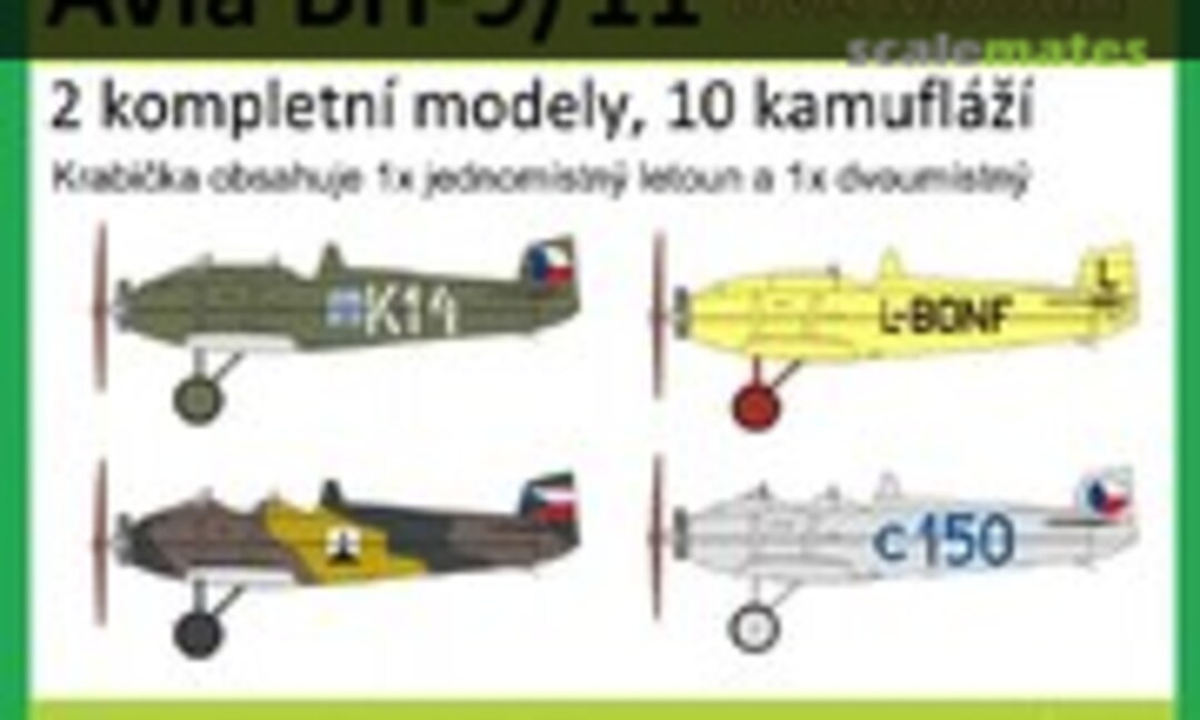 1:144 Avia BH-9/11 2in1 (single-seat + two-seat) (ViZi models VZ44003) VZ44003