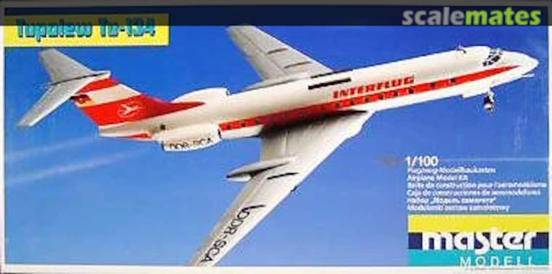 Boxart Tupolew Tu-134 10090 Master Modell Boxart Tupolew Tu-134 10090 Master Modell