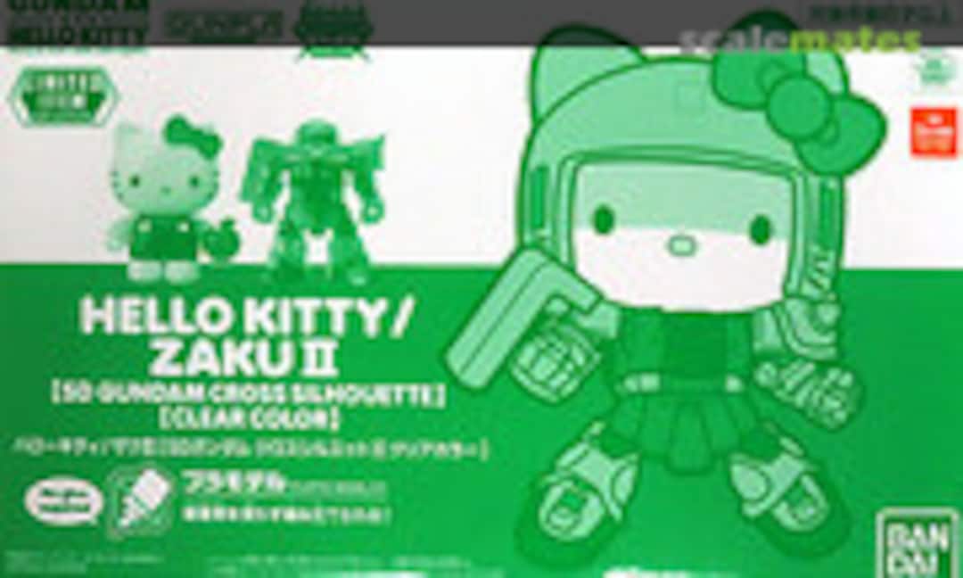 No Hello Kitty / Zaku II [Clear Color] (Bandai Spirits 5061780)