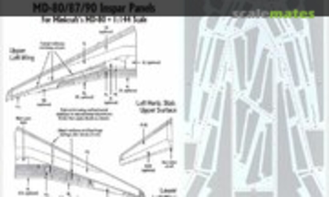 1:144 McDonnell Douglas MD-80/87/90 Inspars (Liveries Unlimited/Airway Graphics A4-G12)