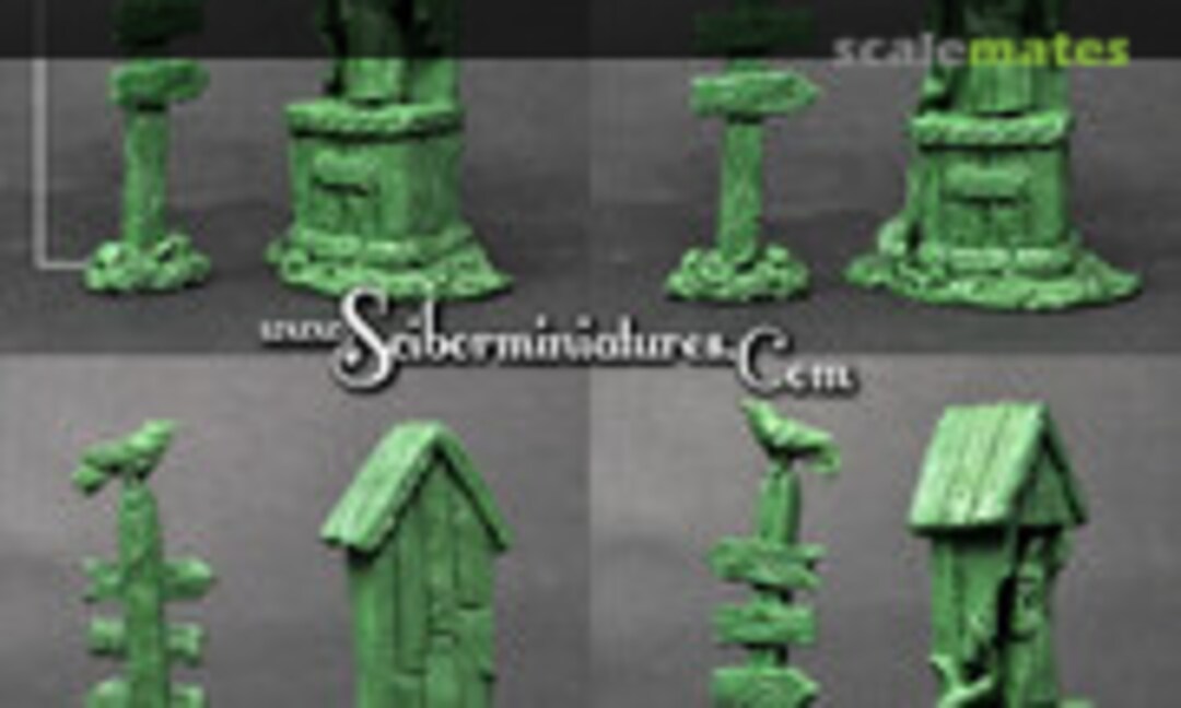 No Objective markers Shrime (2 pcs) (Scibor Monsterous Miniatures OM0001) OM0001