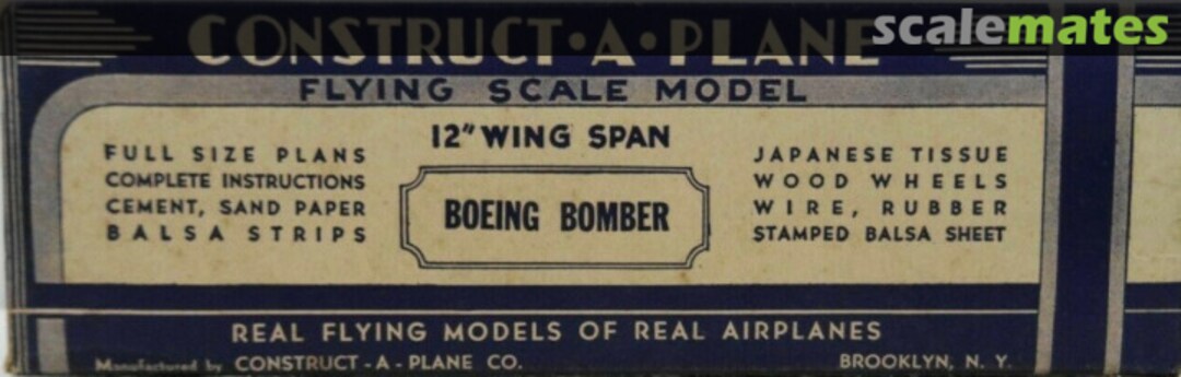 Boxart Boeing Bomber Construct-A-Plane Boxart Boeing Bomber Construct-A-Plane