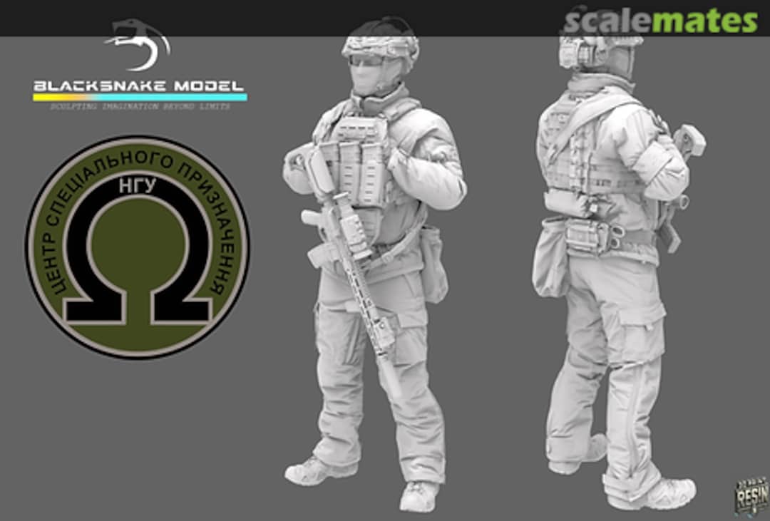 Boxart Ukrainian Omega Special Forces Operator UKR_5_35 BlackSnake Model Boxart Ukrainian Omega Special Forces Operator UKR_5_35 BlackSnake Model