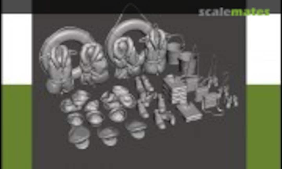 1:87 WWII US Patrol Boat Accessories (Mironious Models MM87215) MM87215