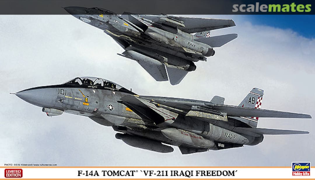 Boxart F-14A Tomcat `VF-211 Iraqi Freedom´ 02040 Hasegawa Boxart F-14A Tomcat `VF-211 Iraqi Freedom´ 02040 Hasegawa