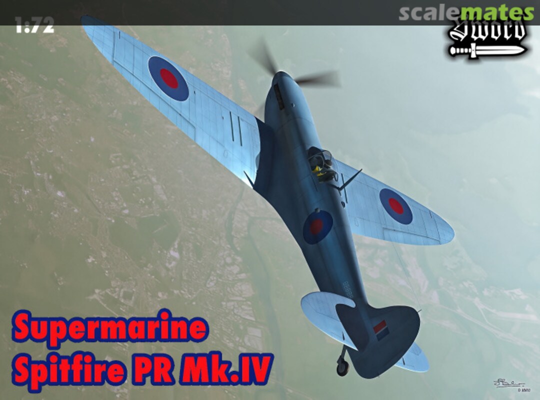 Boxart Supermarine Spitfire PR Mk.IV SW72043 Sword Boxart Supermarine Spitfire PR Mk.IV SW72043 Sword