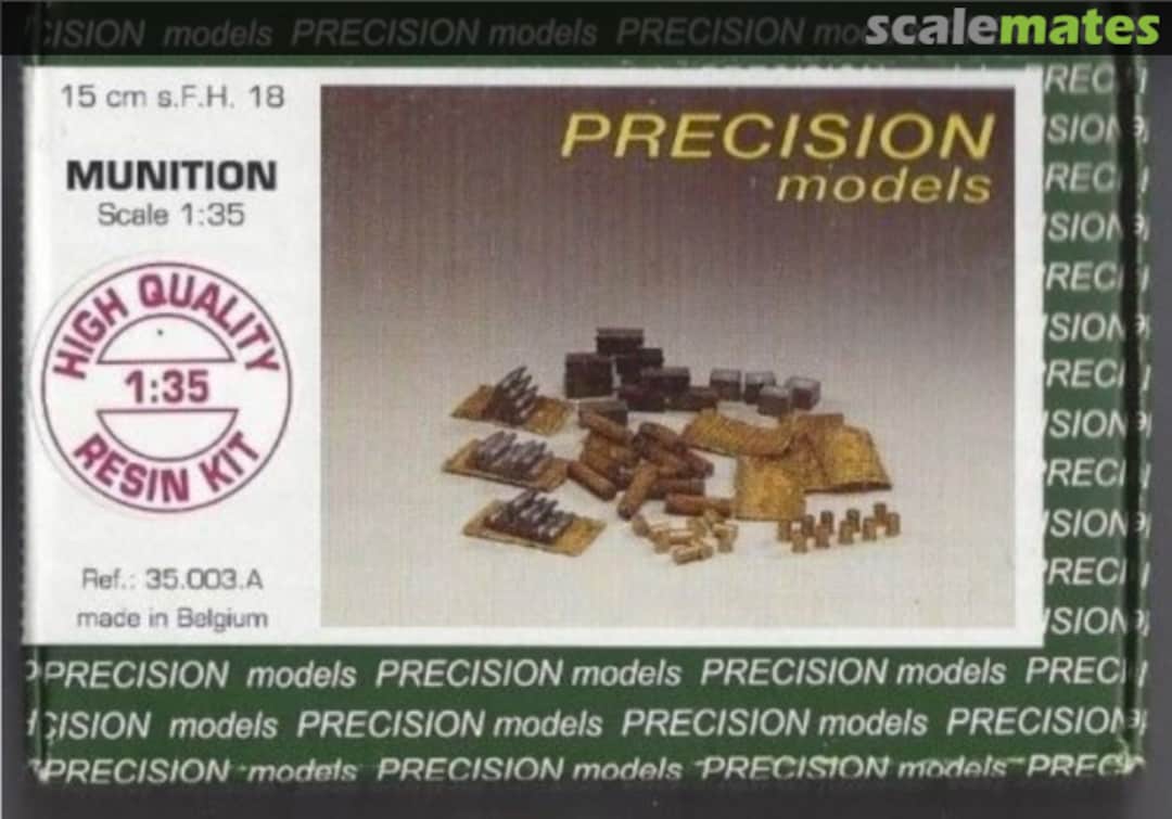 Boxart Ammunition for 15 cm s.FH 18 35.003.A Precision Models Boxart Ammunition for 15 cm s.FH 18 35.003.A Precision Models