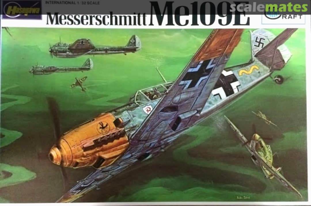 Boxart Messerschmitt Me109E JS-073 Minicraft Hasegawa Boxart Messerschmitt Me109E JS-073 Minicraft Hasegawa