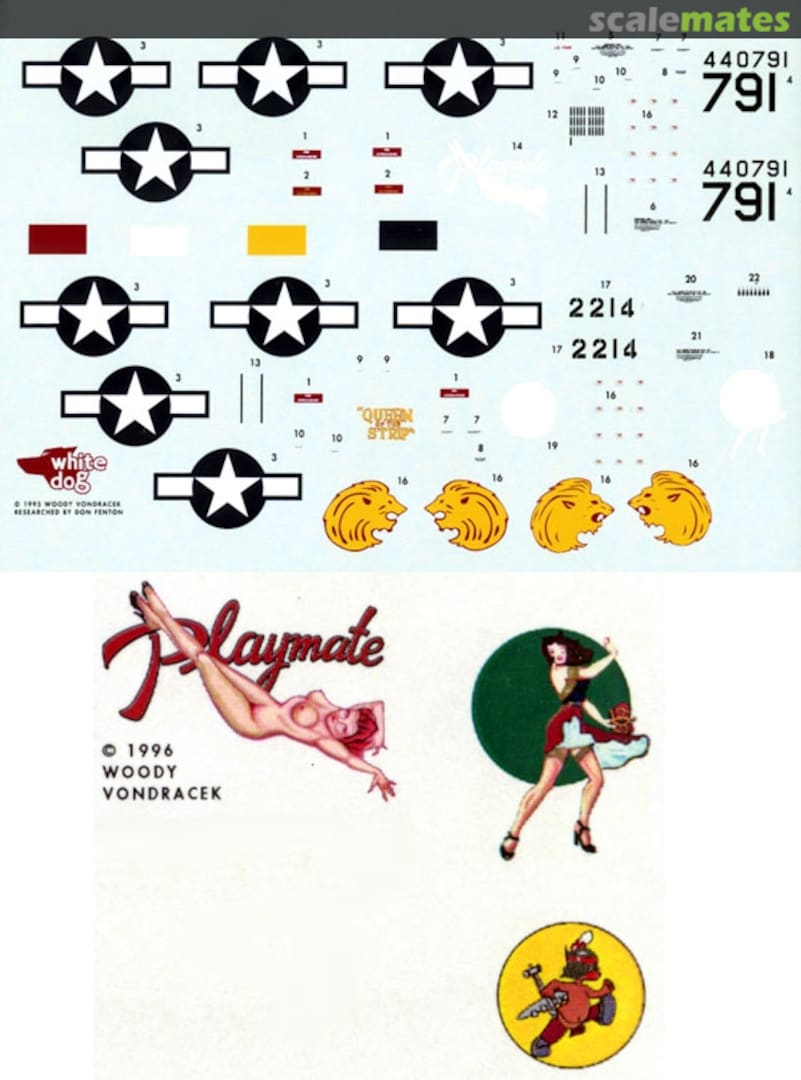 Boxart B-24M & B-24J Liberator 721001 White Dog Decals Boxart B-24M & B-24J Liberator 721001 White Dog Decals