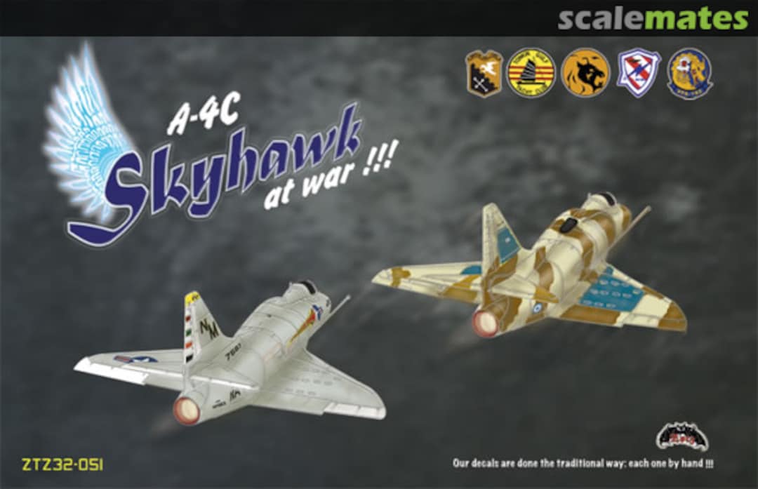 Boxart A-4C Skyhawks at War 32-051 Zotz Decals Boxart A-4C Skyhawks at War 32-051 Zotz Decals