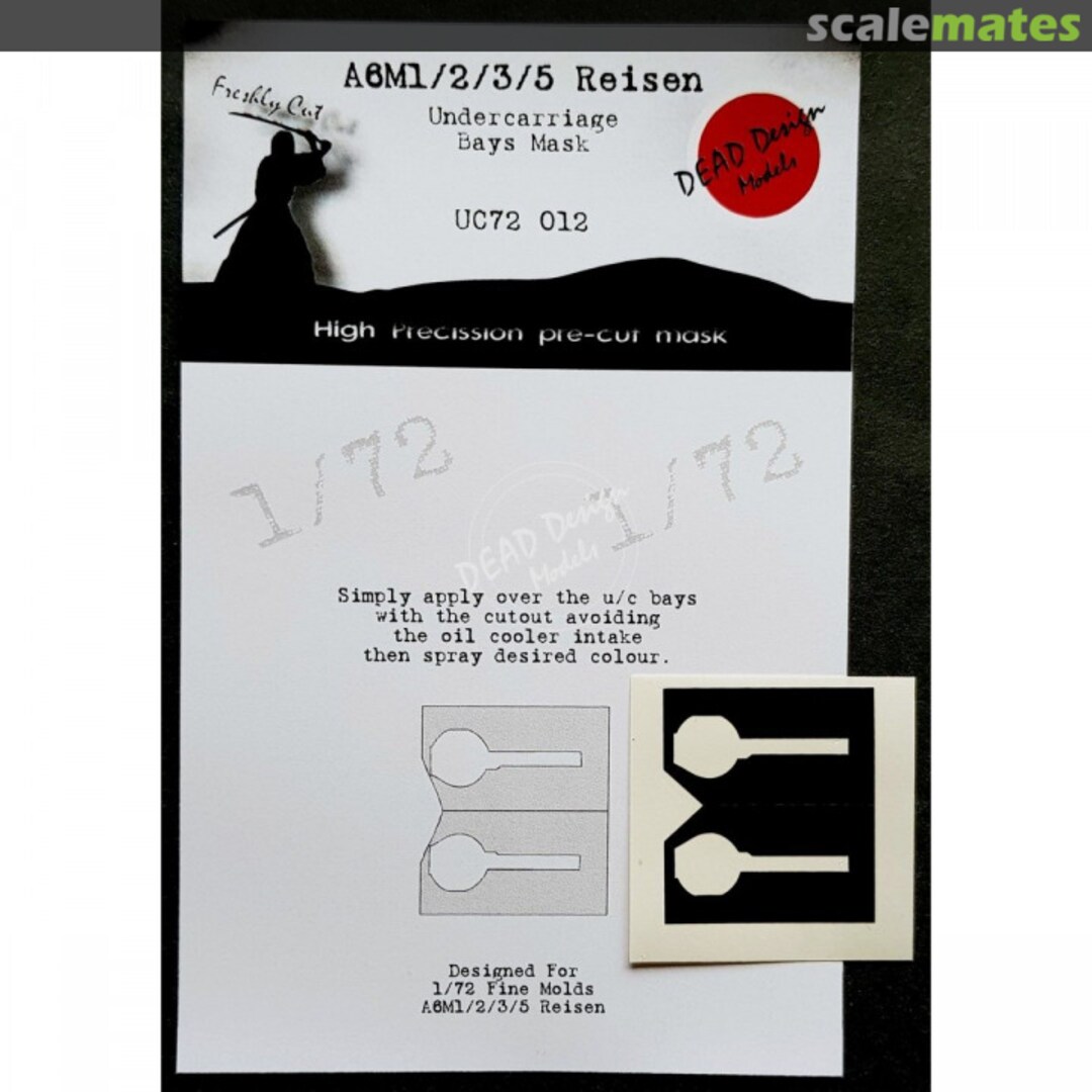 Boxart A6M1/2/3/5 Reisen UC72012 DEAD Design Models Boxart A6M1/2/3/5 Reisen UC72012 DEAD Design Models