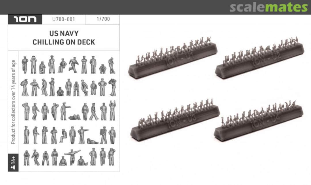 Boxart US Navy Chilling on Deck 1/700 U700-001 ION Model Boxart US Navy Chilling on Deck 1/700 U700-001 ION Model