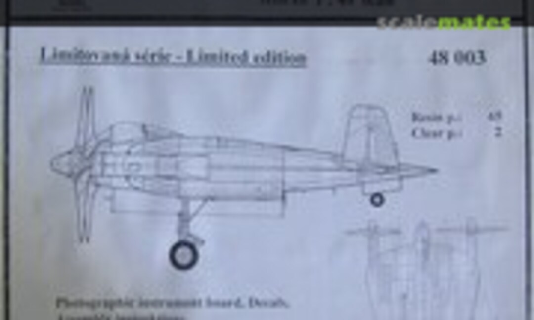 1:48 Vought XF5U-1 Flying Pancake (MiKu 48003)