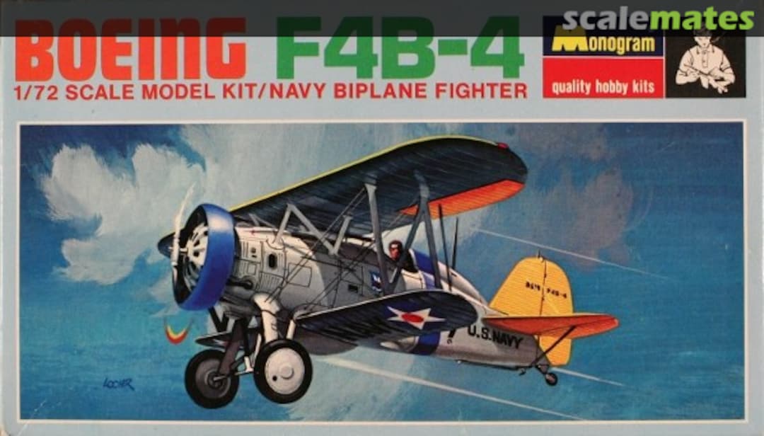 Boxart Boeing F4B-4 PA209 Monogram Boxart Boeing F4B-4 PA209 Monogram