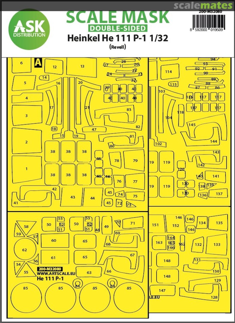Boxart Heinkel He-111 P-1 200-M32080 ASK Boxart Heinkel He-111 P-1 200-M32080 ASK