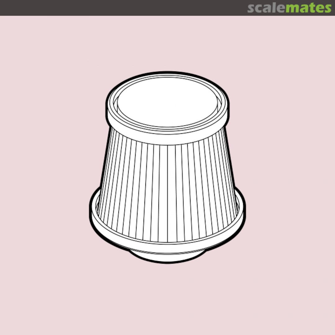 Boxart Air filter V.2 SCO-R066 scalecars.online Boxart Air filter V.2 SCO-R066 scalecars.online