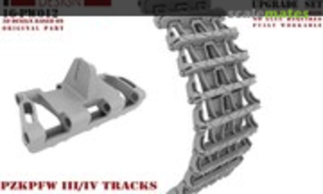 1:16 Panzer III/IV Type 5C Tracks (Panzerwerk design 16-PW012) 16-PW012