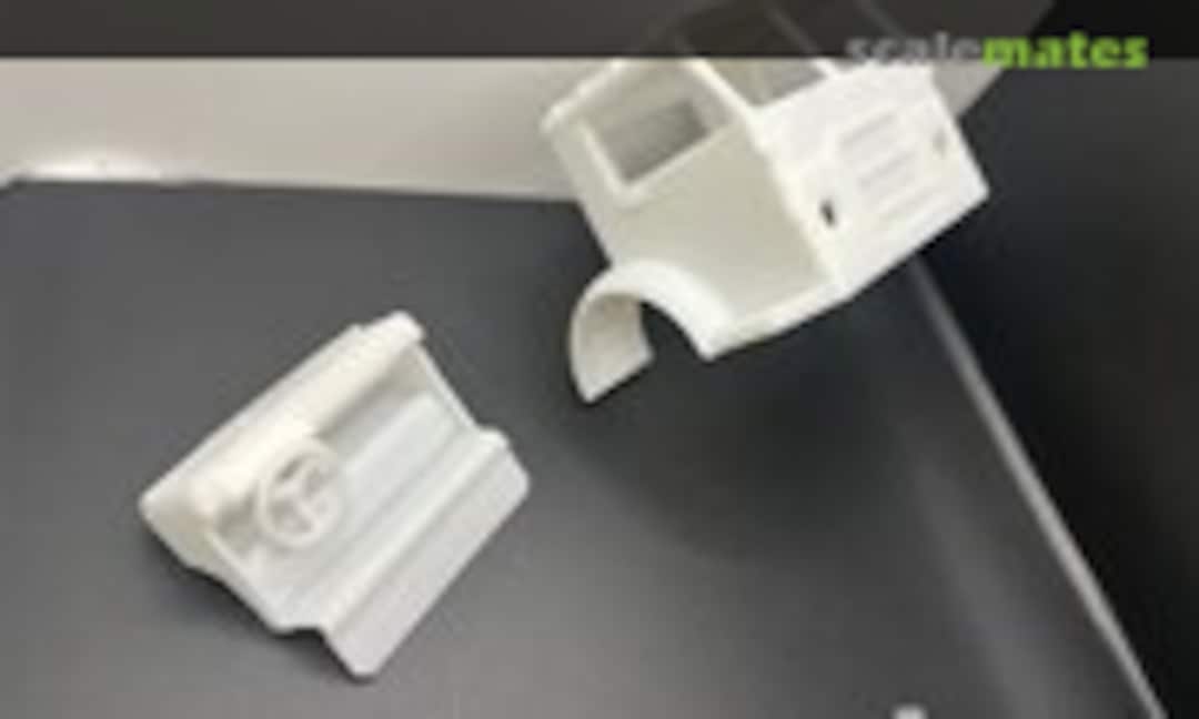 1:25 White Compact resin model truck conversion cab (Global Scale Model Trucks )