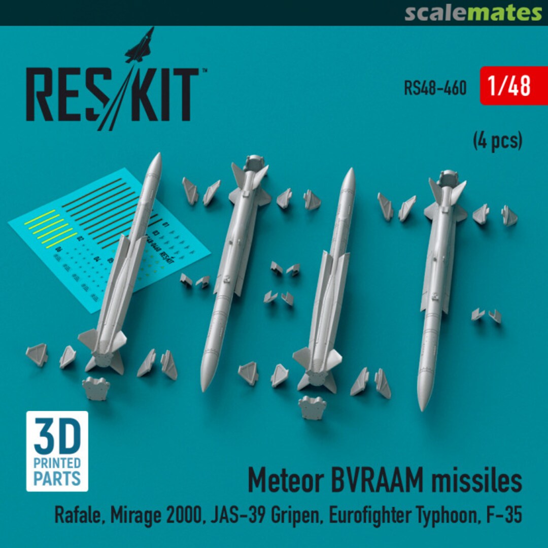 Boxart Meteor BVRAAM missiles RS48-0460 ResKit