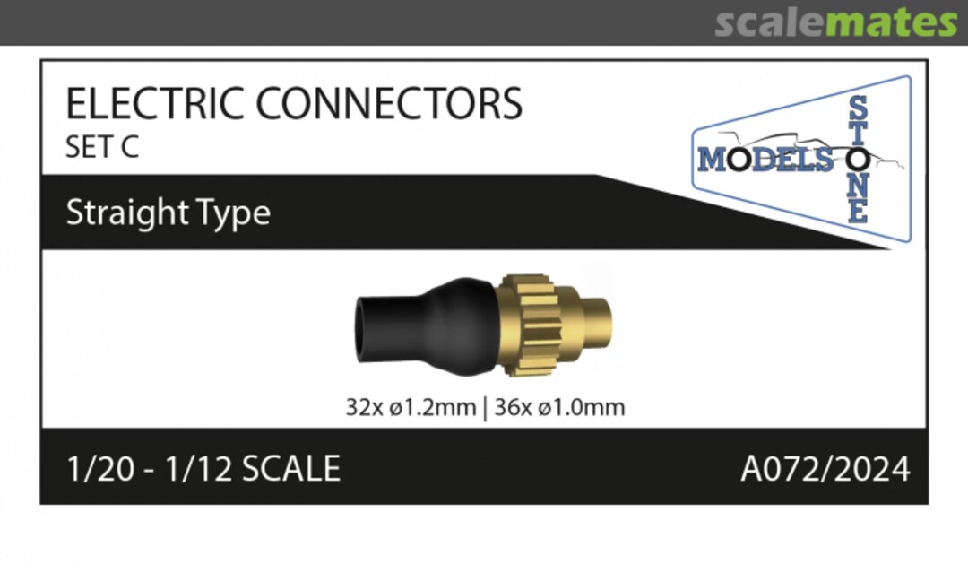 Boxart Electric Connectors Set C A072/2024 Stone Models Boxart Electric Connectors Set C A072/2024 Stone Models