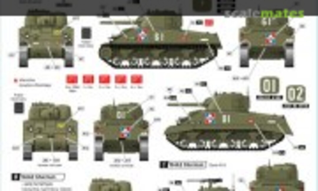 1:35 French fighting vehicles in Africa # 4 (Star Decals 35-C1434) 35-C1434