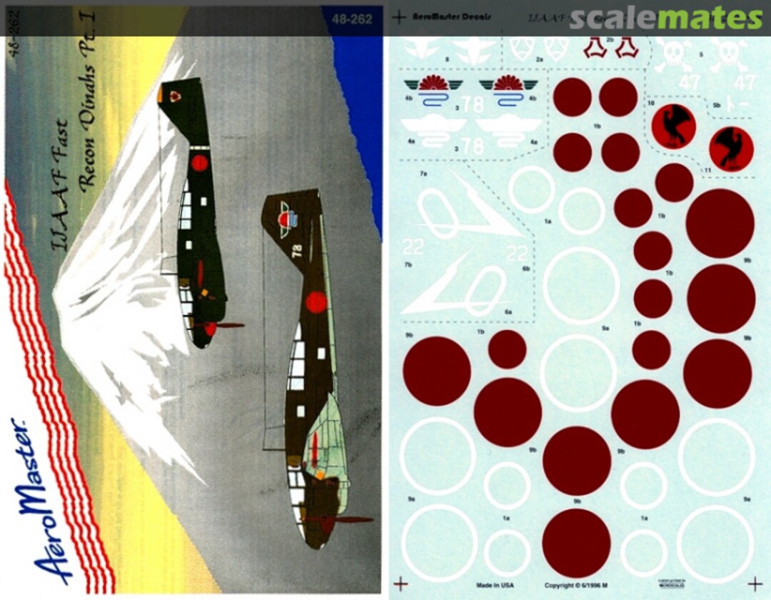 Boxart IJAAF Fast Recon Dinahs Pt. I 48-262 AeroMaster