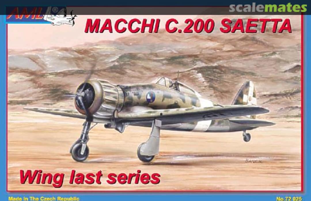 Boxart Macchi C.200 Saetta 72025 AML Boxart Macchi C.200 Saetta 72025 AML