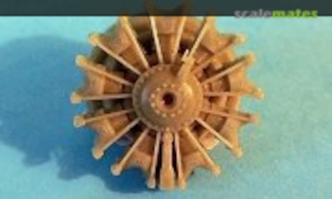 1:72 Pratt & Whitney R-1340 Wasp (Radial engines & wheels 72 72001)