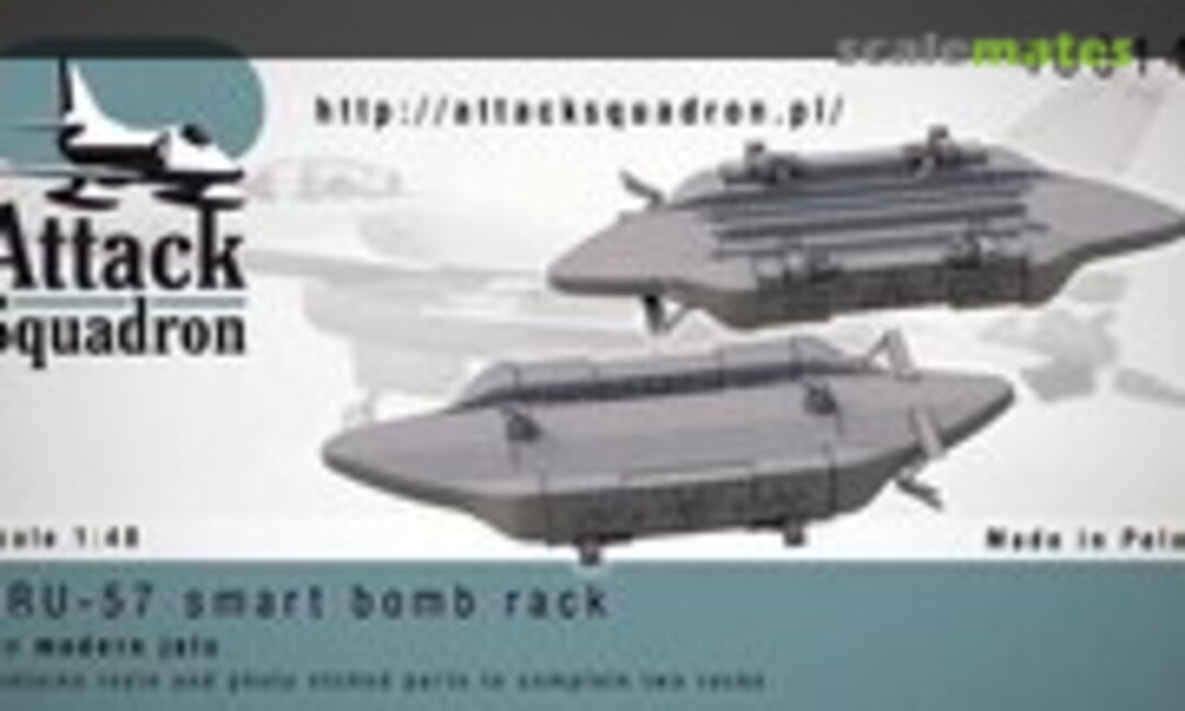 1:48 BRU-57 canted Vertical Ejector Rack (cVER) 2 pcs (Attack Squadron 48014) 48014
