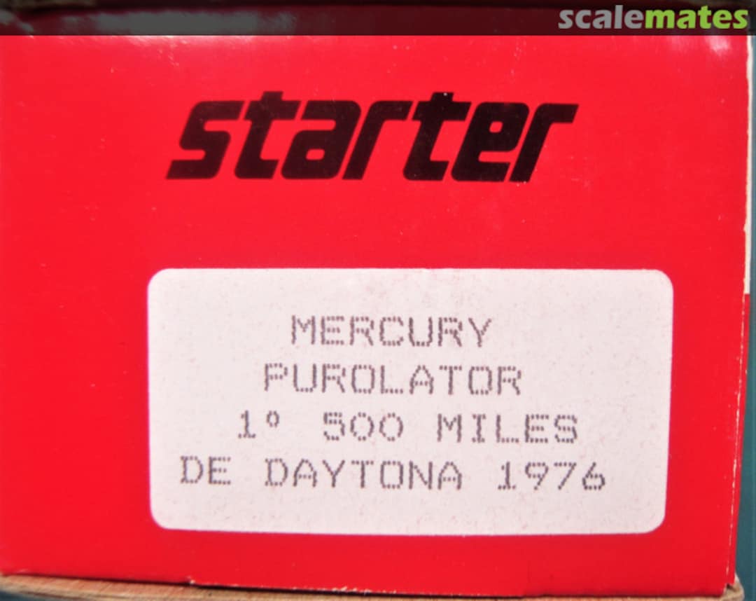 Boxart Mercury "Purolator" Starter Boxart Mercury "Purolator" Starter