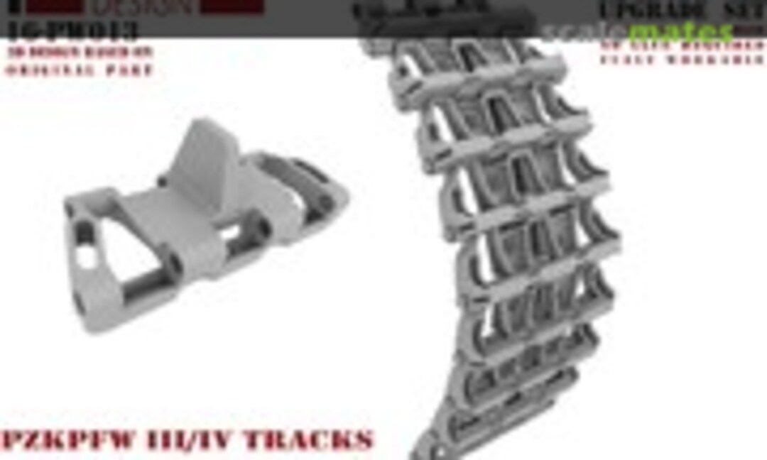 1:16 Panzer III/IV Type 6A Tracks (Panzerwerk design 16-PW013) 16-PW013