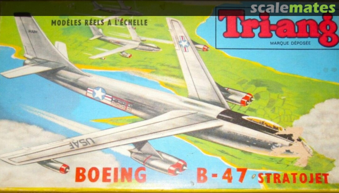 Boxart Boeing B-47 Stratojet 377 Tri-ang (FROG) Boxart Boeing B-47 Stratojet 377 Tri-ang (FROG)