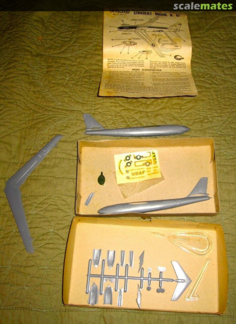 Contents Boeing B-47 Stratojet 377 Tri-ang (FROG) Contents Boeing B-47 Stratojet 377 Tri-ang (FROG)