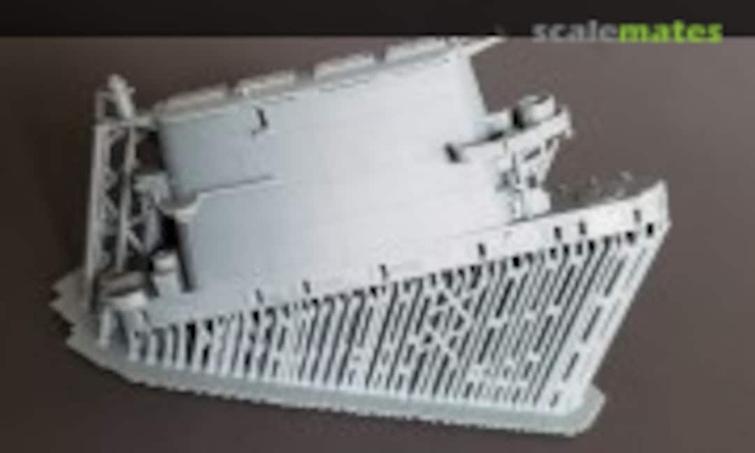 1:700 USS Saratoga CV-3 Funnel, 1944-1945 (Model Monkey 700-CV3 1944 Funnel) 700-CV3 1944 Funnel