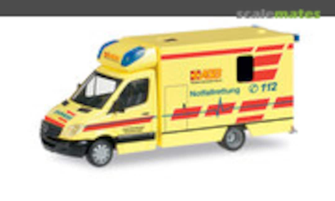 1:87 Mercedes-Benz Sprinter Fahrtec RTW &quot;ASB Berlin&quot; (Herpa 091800)