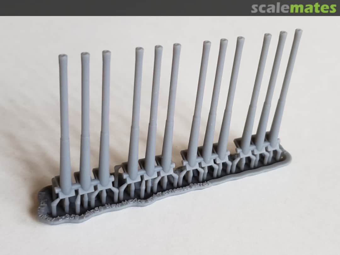 Boxart 14"/50 cal. Barrel Set for Tennessee and New Mexico class battleships 350-BB43Brrls Model Monkey Boxart 14"/50 cal. Barrel Set for Tennessee and New Mexico class battleships 350-BB43Brrls Model Monkey