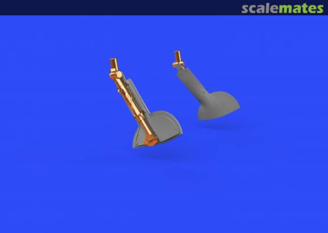 Boxart Spitfire Mk.IXc undercarriage legs Bronze 632109 Eduard Boxart Spitfire Mk.IXc undercarriage legs Bronze 632109 Eduard