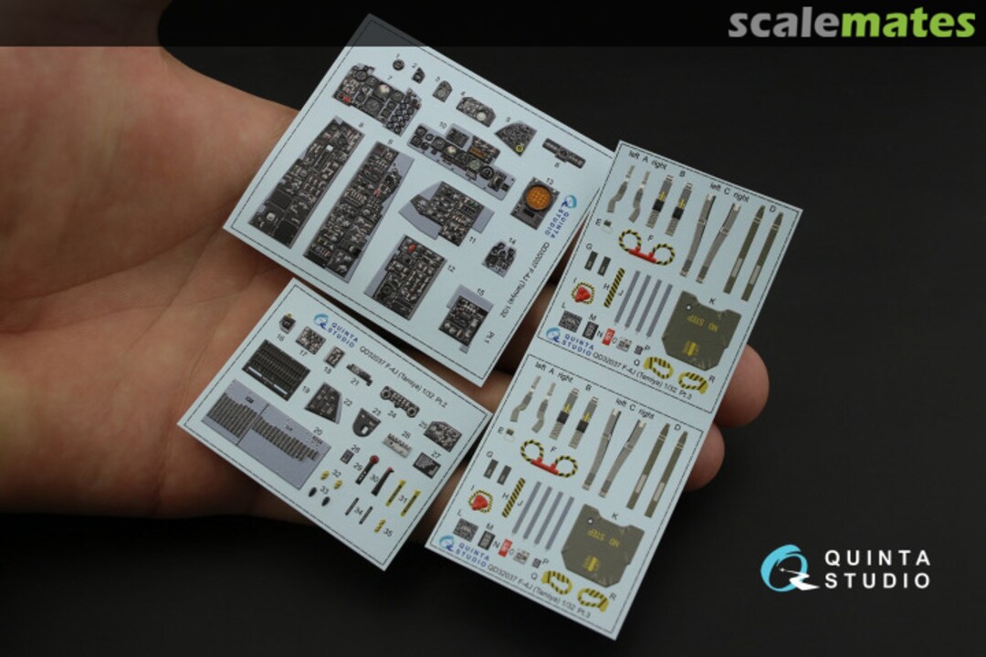 Contents F-4J Phantom II interior 3D decals QD32037 Quinta Studio Contents F-4J Phantom II interior 3D decals QD32037 Quinta Studio