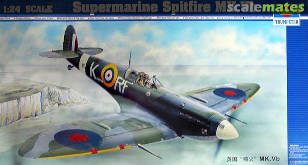 Boxart Supermarine Spitfire Mk.Vb 02403 Trumpeter Boxart Supermarine Spitfire Mk.Vb 02403 Trumpeter